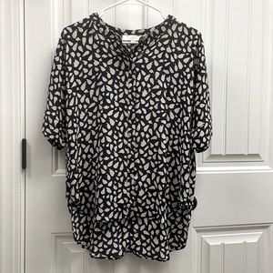 Loft short-sleeved blouse